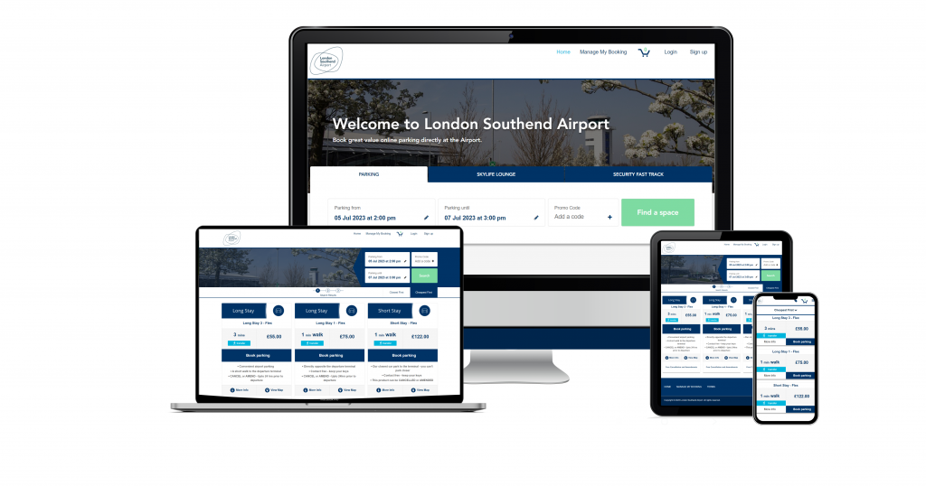Southend Airport -Parking-Four-Devices-Gathered-1